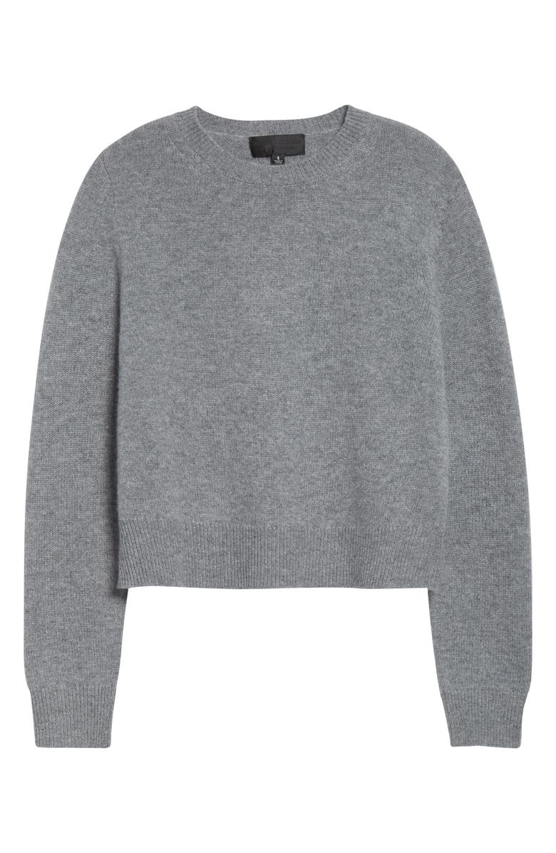 Nili Lotan Cashmere Sweater, Alternate, color, Medium Grey Melange