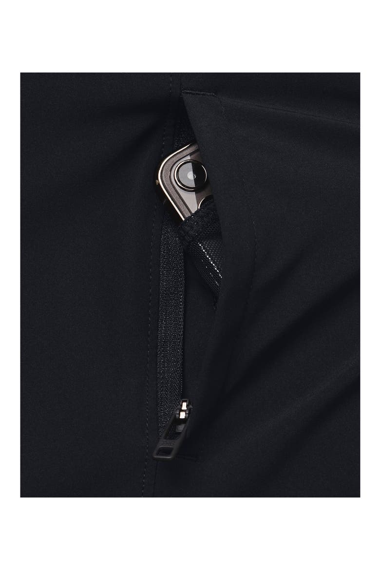 Outrun the Storm Water Resistant Hooded Jacket, Alternate, color, BLACK / REFLECTIVE