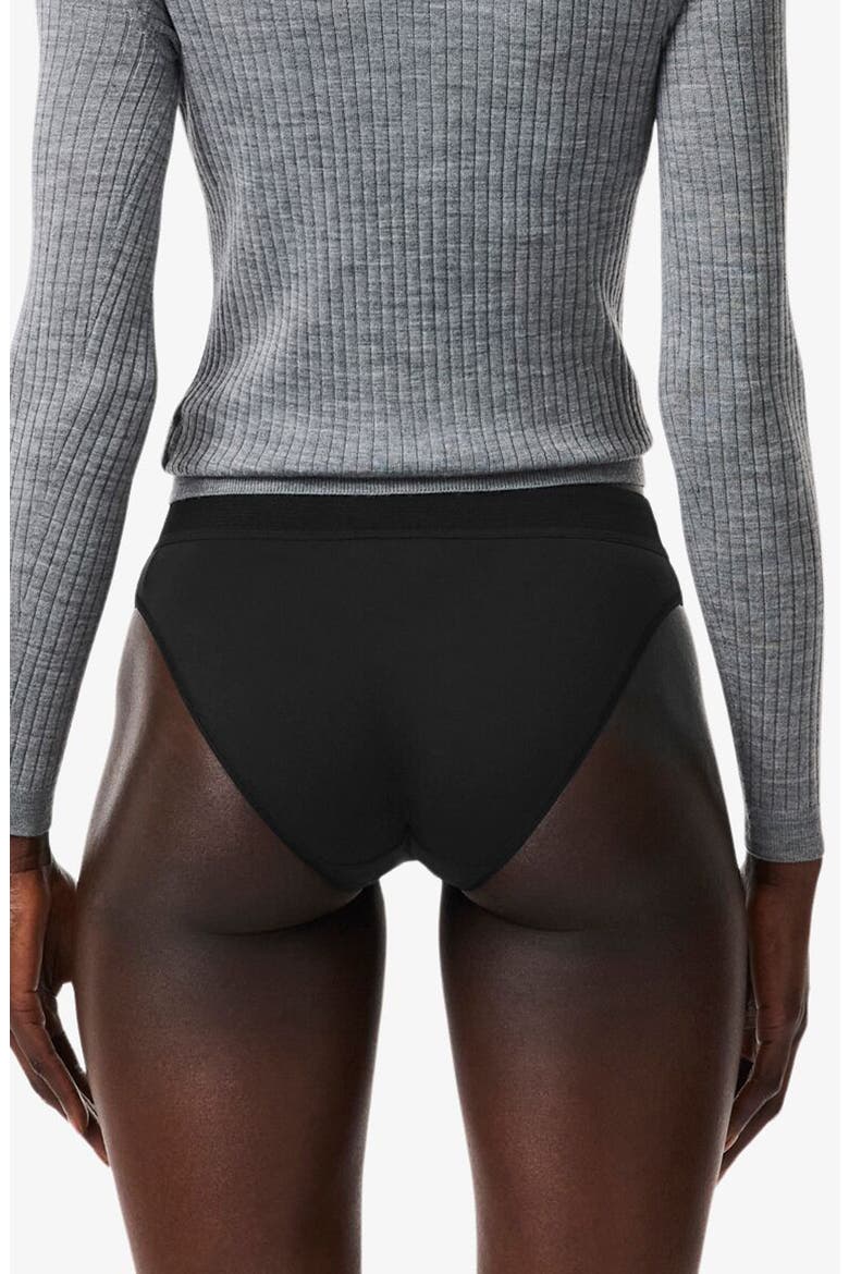 Solid Briefs, Alternate, color, NOIR