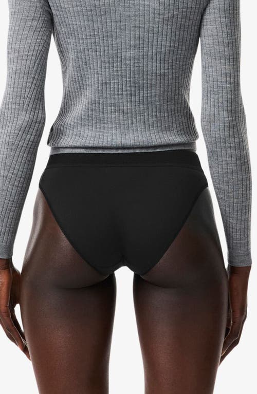 Lacoste Solid Briefs In Black