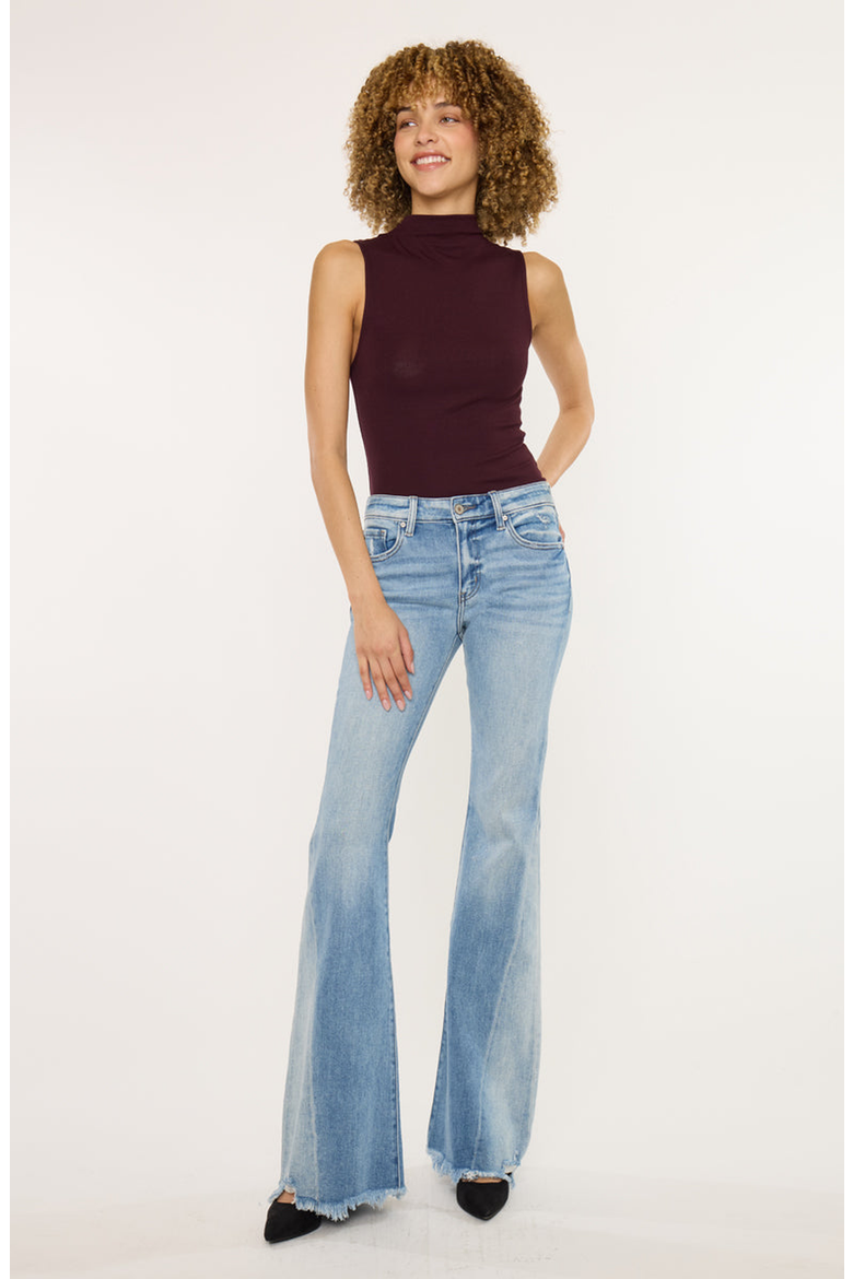 Rosecrans Mid Rise Flare Jeans, Alternate, color, Medium Wash