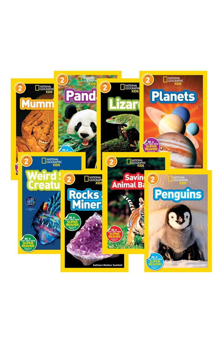 Kaplan Early Learning Company National Geographic Nonfiction Books - Level 2 - Set of 8, Main, color, Multicolor