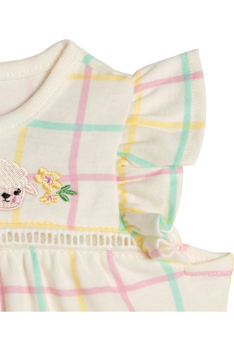 One Piece Bubble Romper, Alternate, color, Pastel Plaid