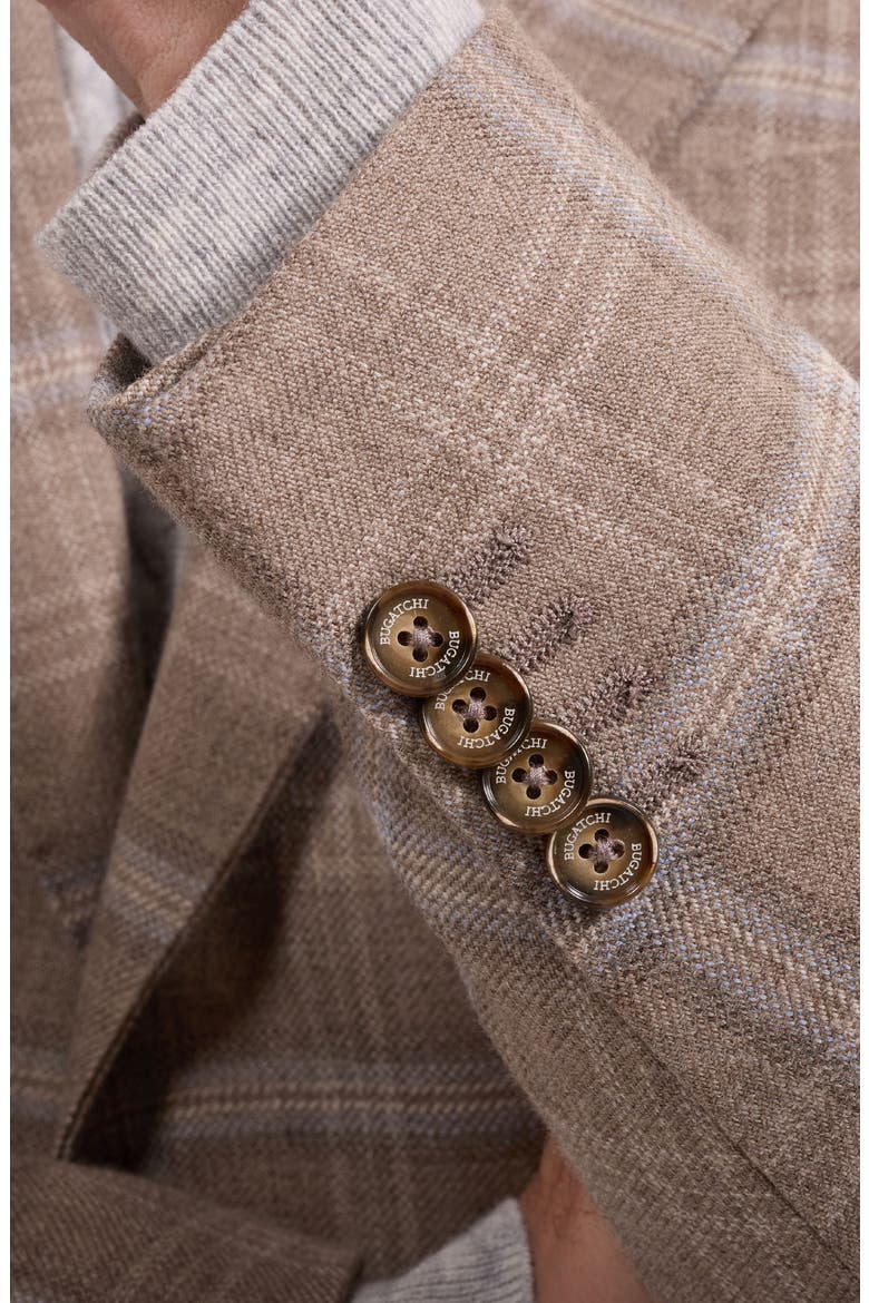 Two-Button Virgin Wool Blazer, Alternate, color, TAUPE