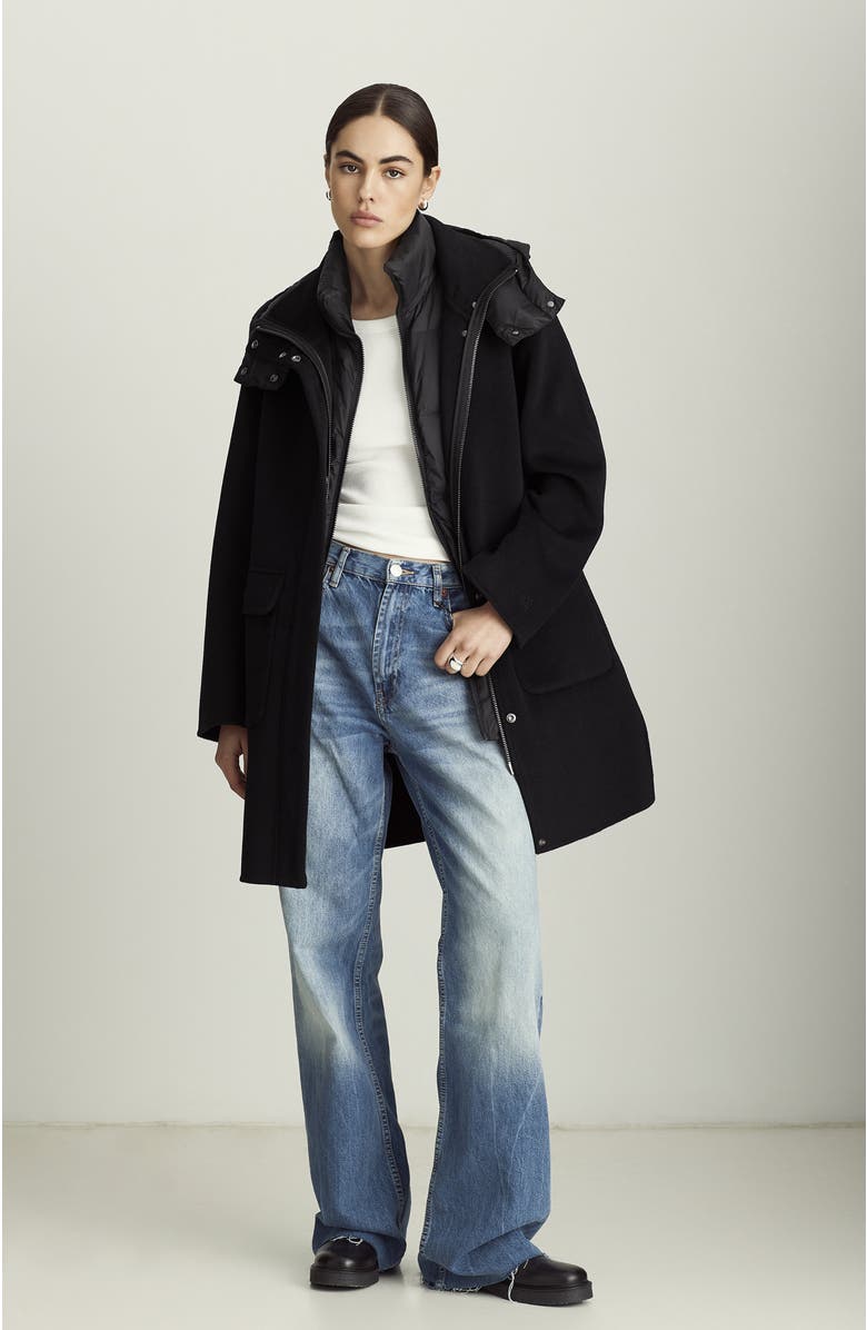 Dawn Levy Bristol 3-in-1 Coat, Alternate, color, Black