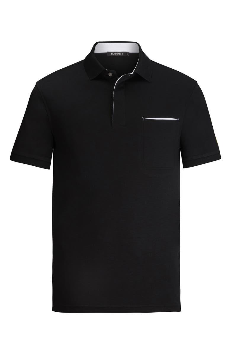 Bugatchi Pima Cotton Short Sleeve Polo Shirt, Main, color, 