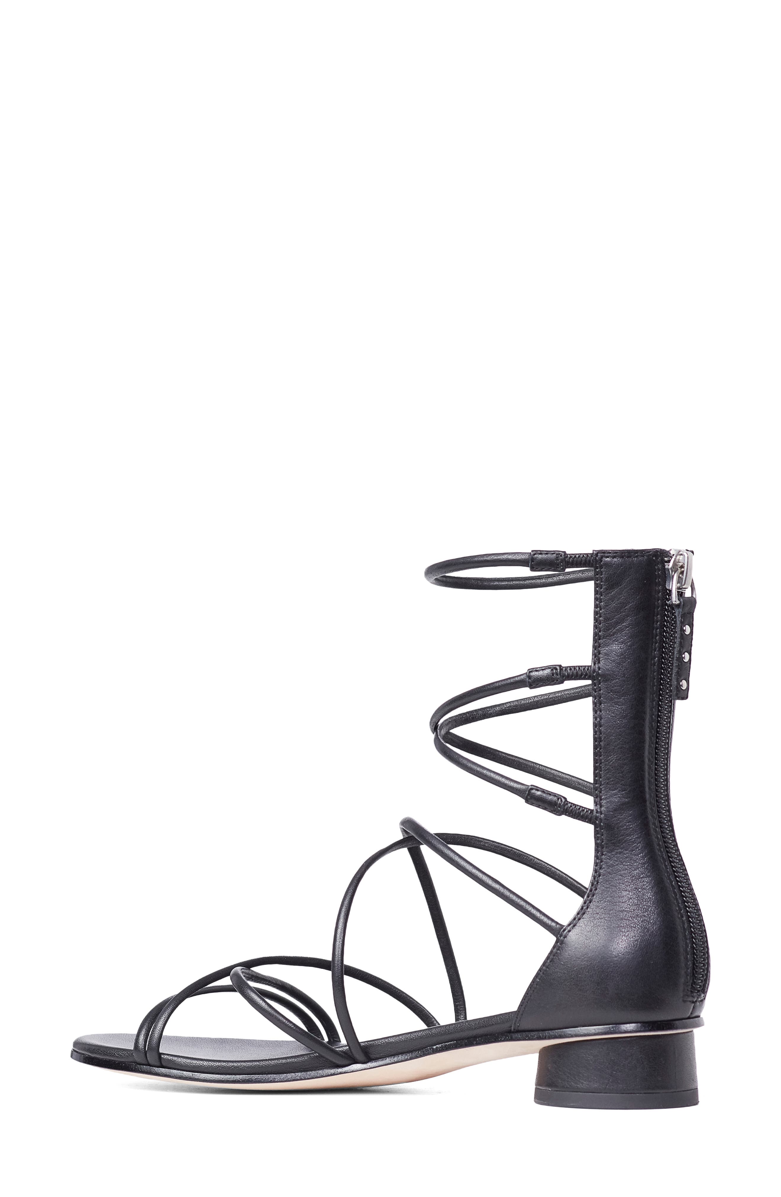 PAIGE Evie Gladiator Sandal, Alternate, color, Black