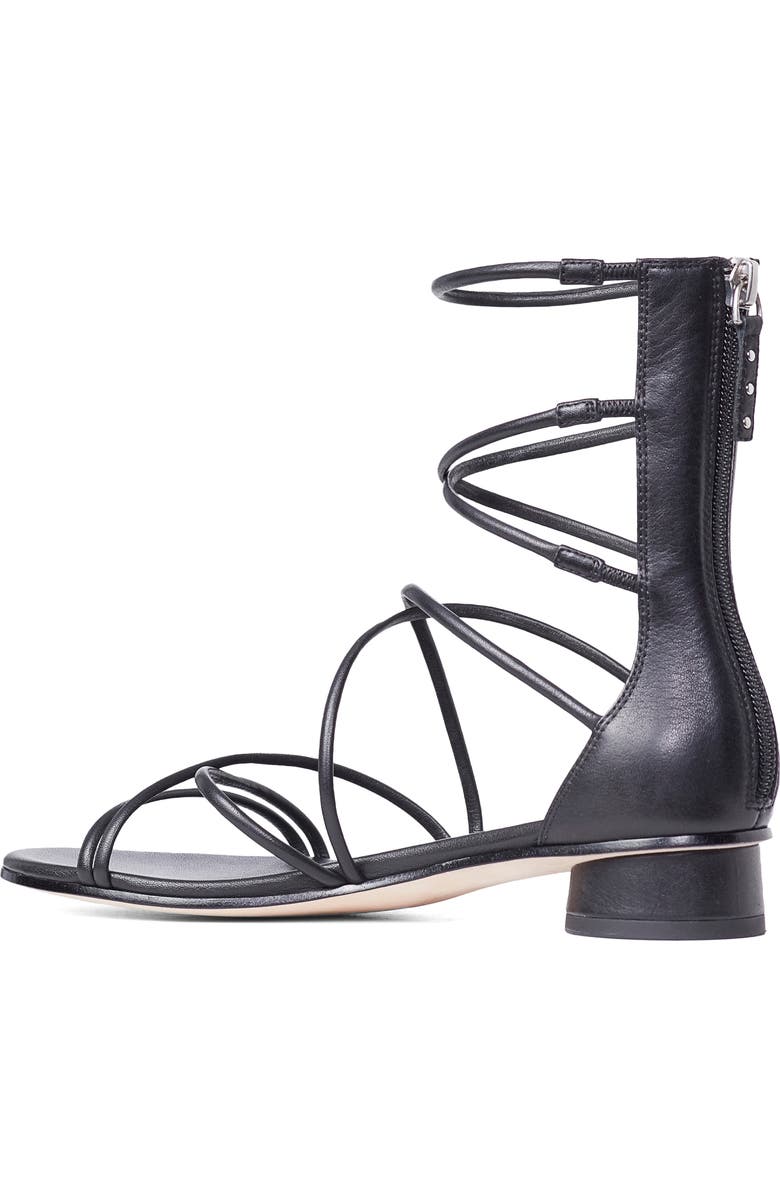 PAIGE Evie Gladiator Sandal, Alternate, color, Black