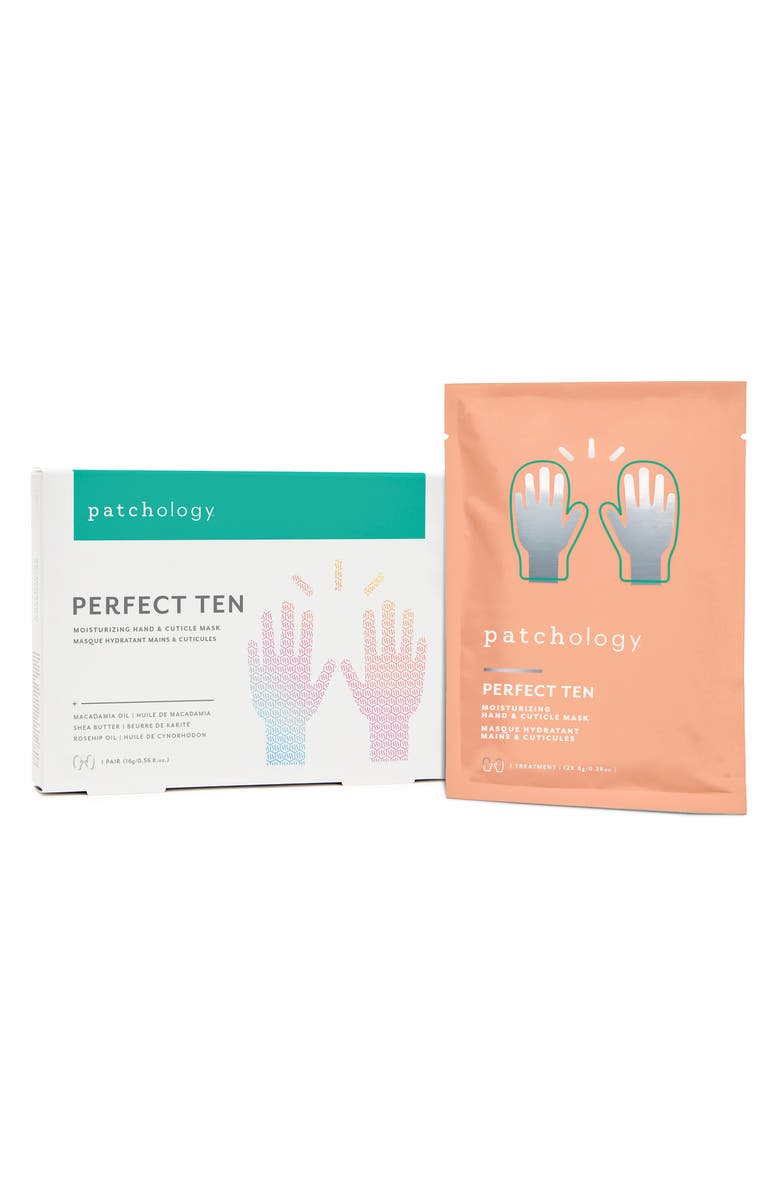 Patchology Warm Up<sup>™</sup> Perfect Ten Self-Warming Hand & Cuticle Mask, Alternate, color,