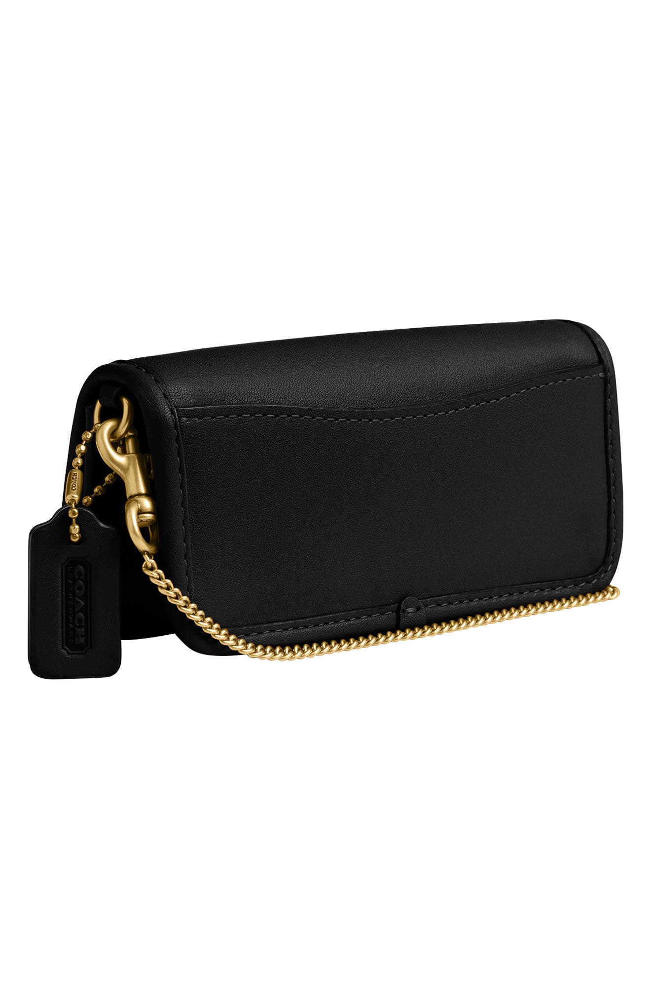 COACH Dinky 14 Leather Crossbody Bag, Alternate, color, 