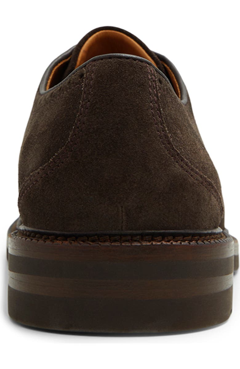Brooks Brothers Ellington Wingtip Derby, Alternate, color, Dark Brown