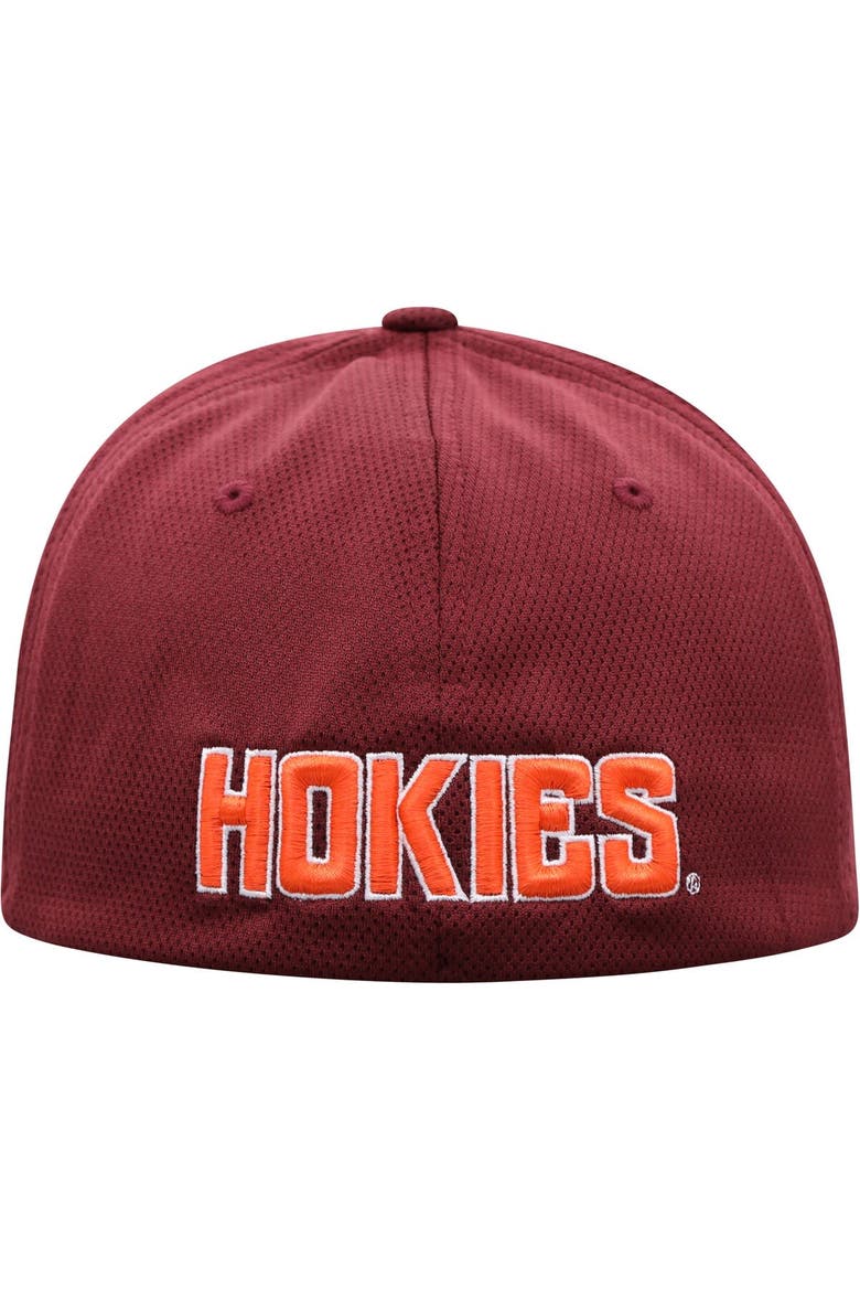 Men's Top of the World Maroon Virginia Tech Hokies Reflex Logo Flex Hat, Alternate, color, Maroon