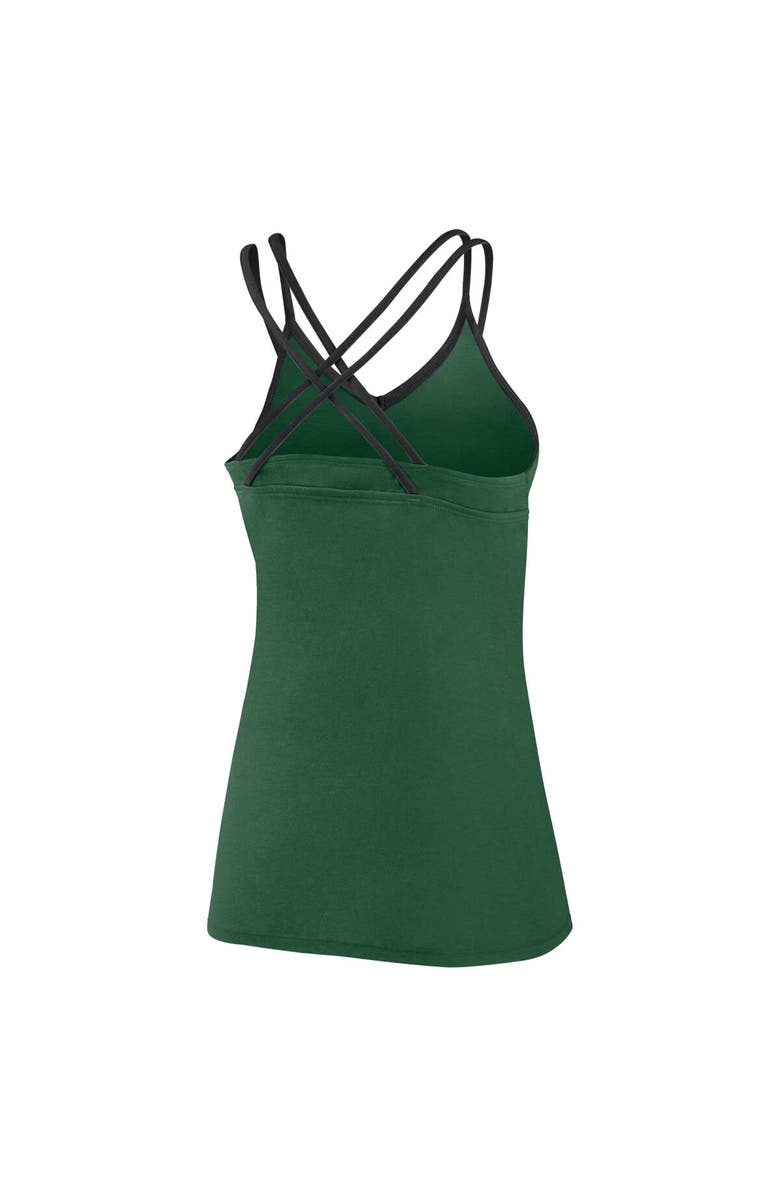 FANATICS Women's Fanatics Branded Green New York Jets Go For It Strappy Crossback Tank Top, Alternate, color, Green