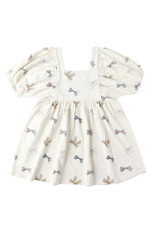 Rylee + Cru Brea Bow Print Empire Waist Dress in Natural  product