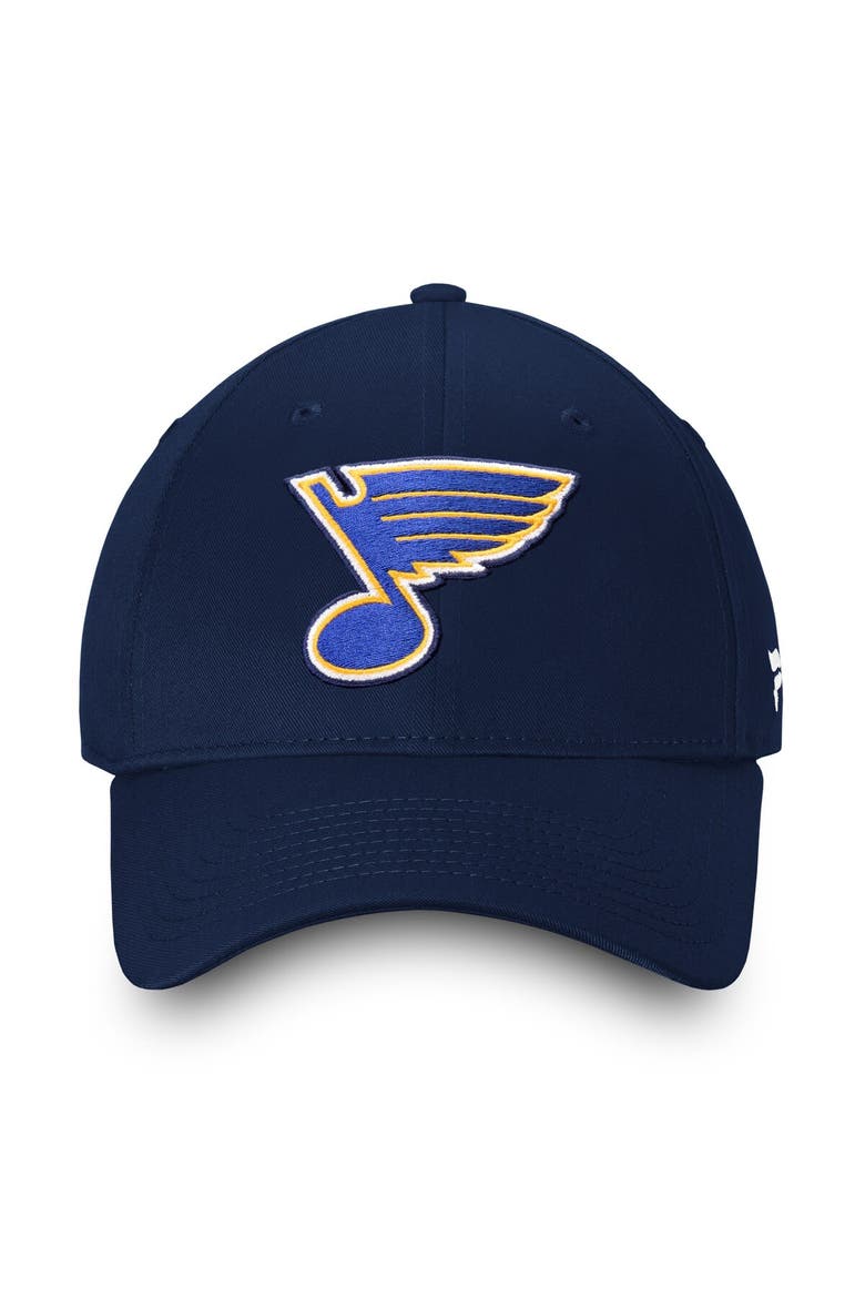 Men's Fanatics Branded Navy St. Louis Blues Core Adjustable Hat, Alternate, color, Navy