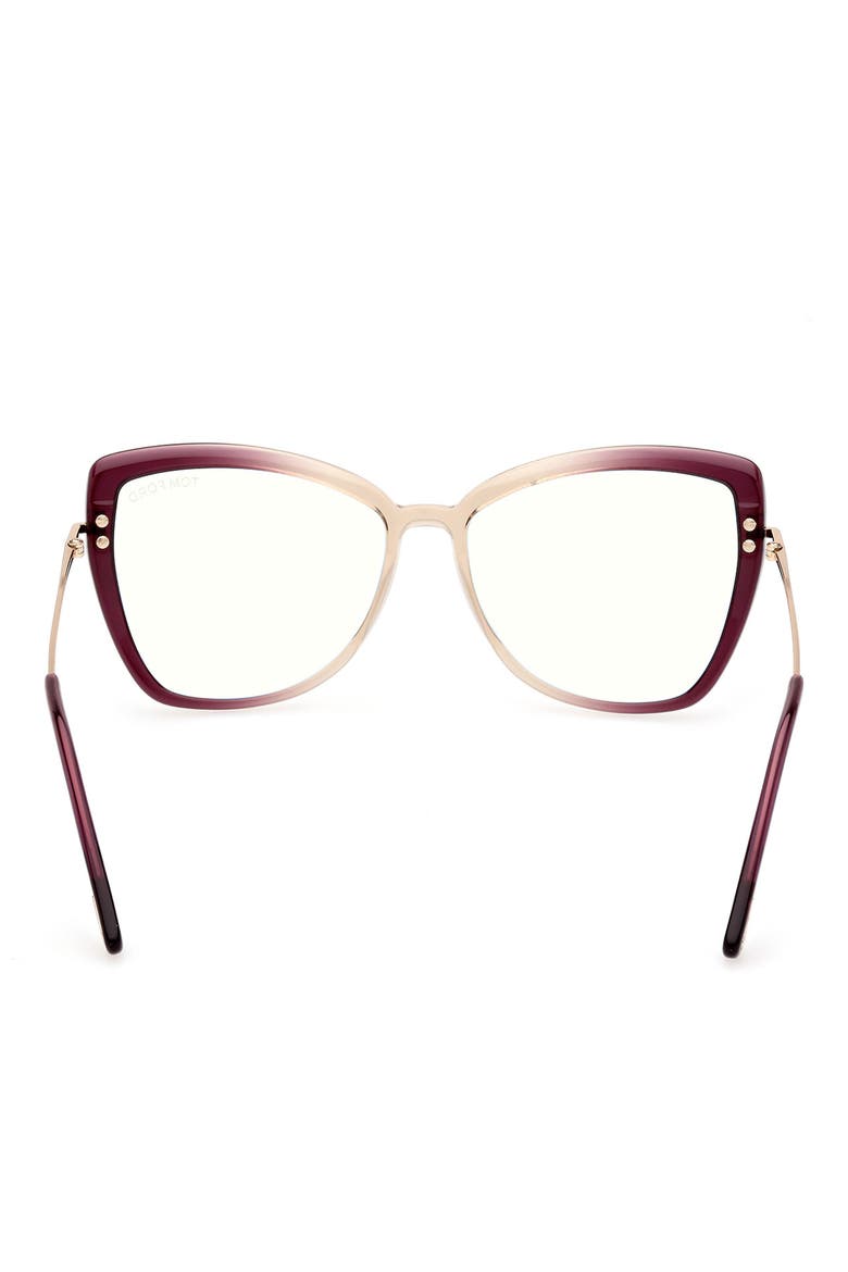 55mm Butterfly Blue Light Blocking Glasses, Alternate, color, VIOLET/OTHER