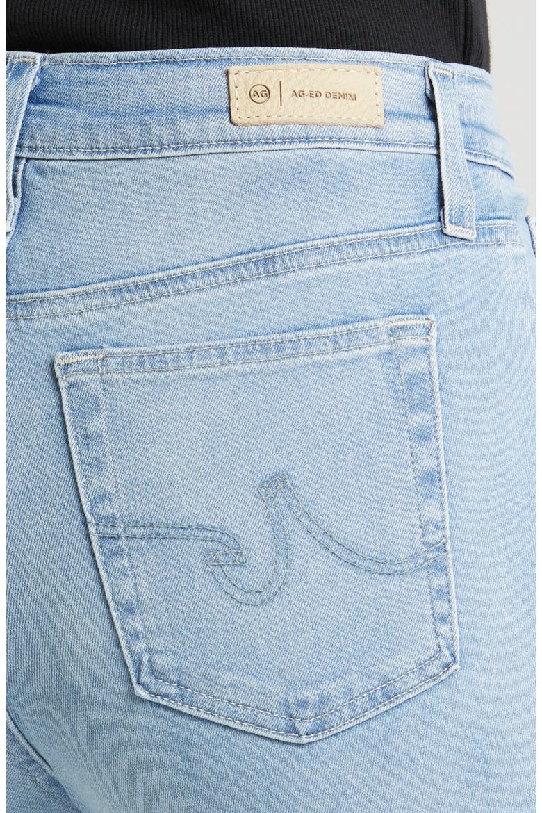 Madi High Waist Raw Hem Flare Jeans, Alternate, color, 24 YEARS LOOKING GLASS