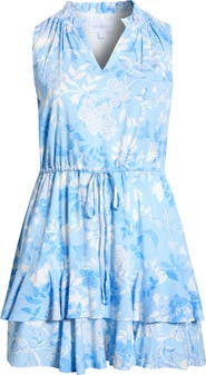 SUGARLIPS Seraphina Floral Mindi Ruffle Minidress
