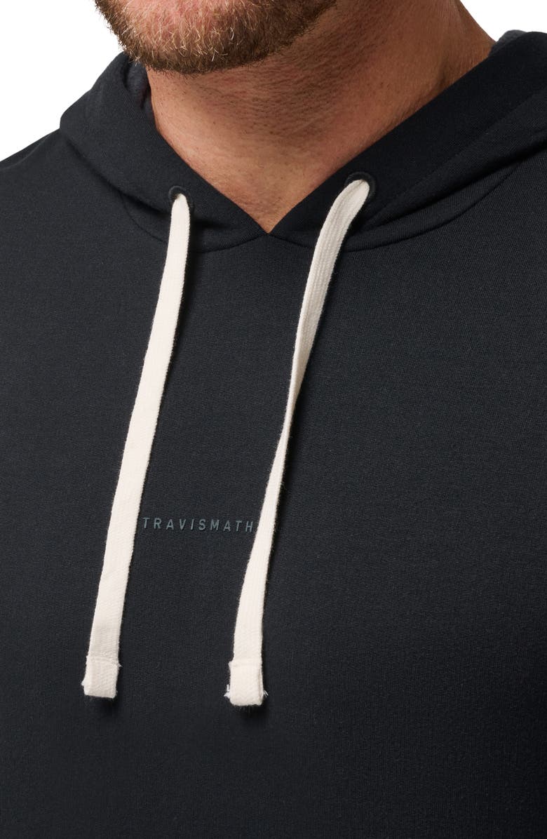 TravisMathew Coastal Cloud Hoodie, Alternate, color, Black