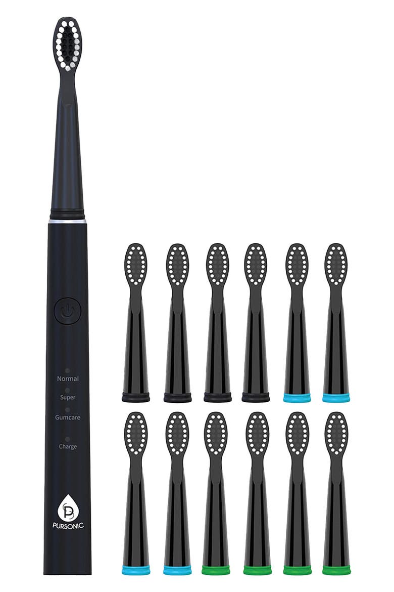 USB Rechargeable Sonic Toothbrush, Alternate, color, BLACK