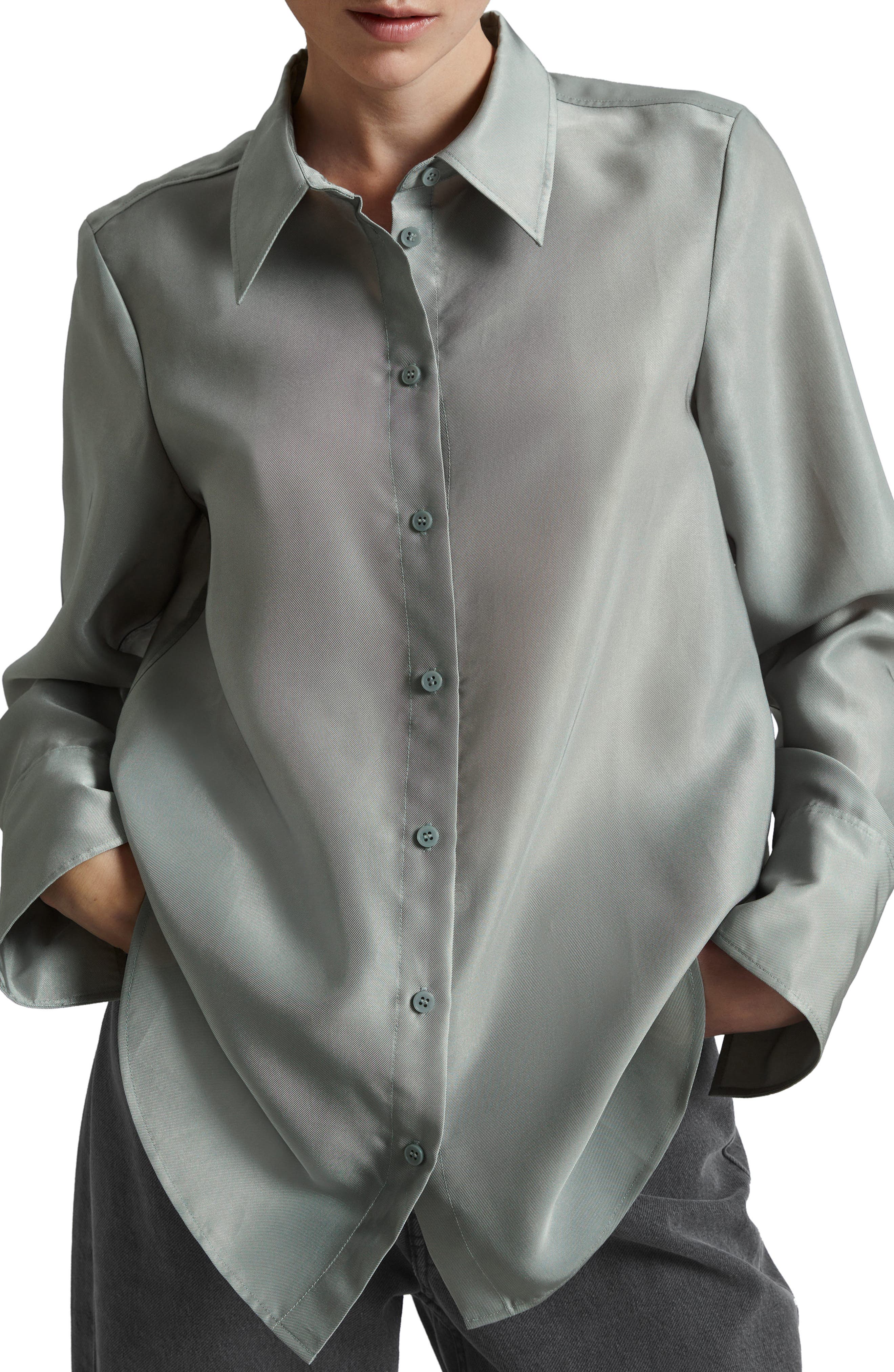 & Other Stories Oversize Button-Up Blouse (Women) | Nordstromrack