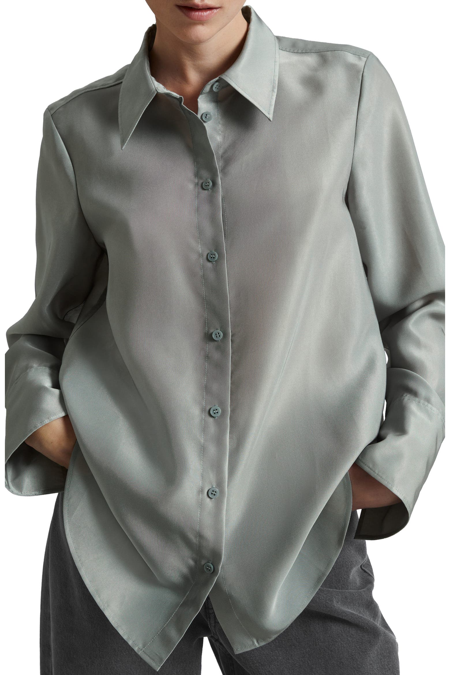 Pulp Diffuser & Other Stories Oversize Button-Up Blouse (Women) | Nordstromrack