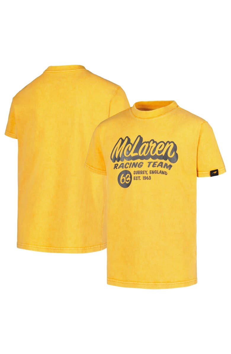 Outerstuff Youth Orange McLaren F1 Team Vintage T-Shirt, Main, color, 