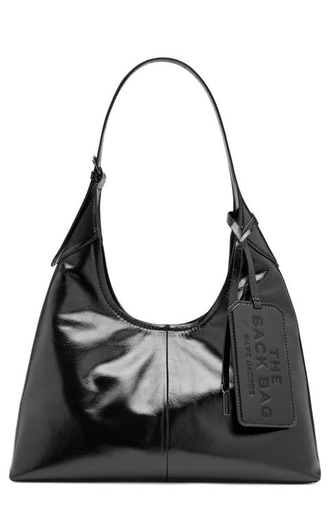 The Belted Sack Bag Crinkled Leather Hobo