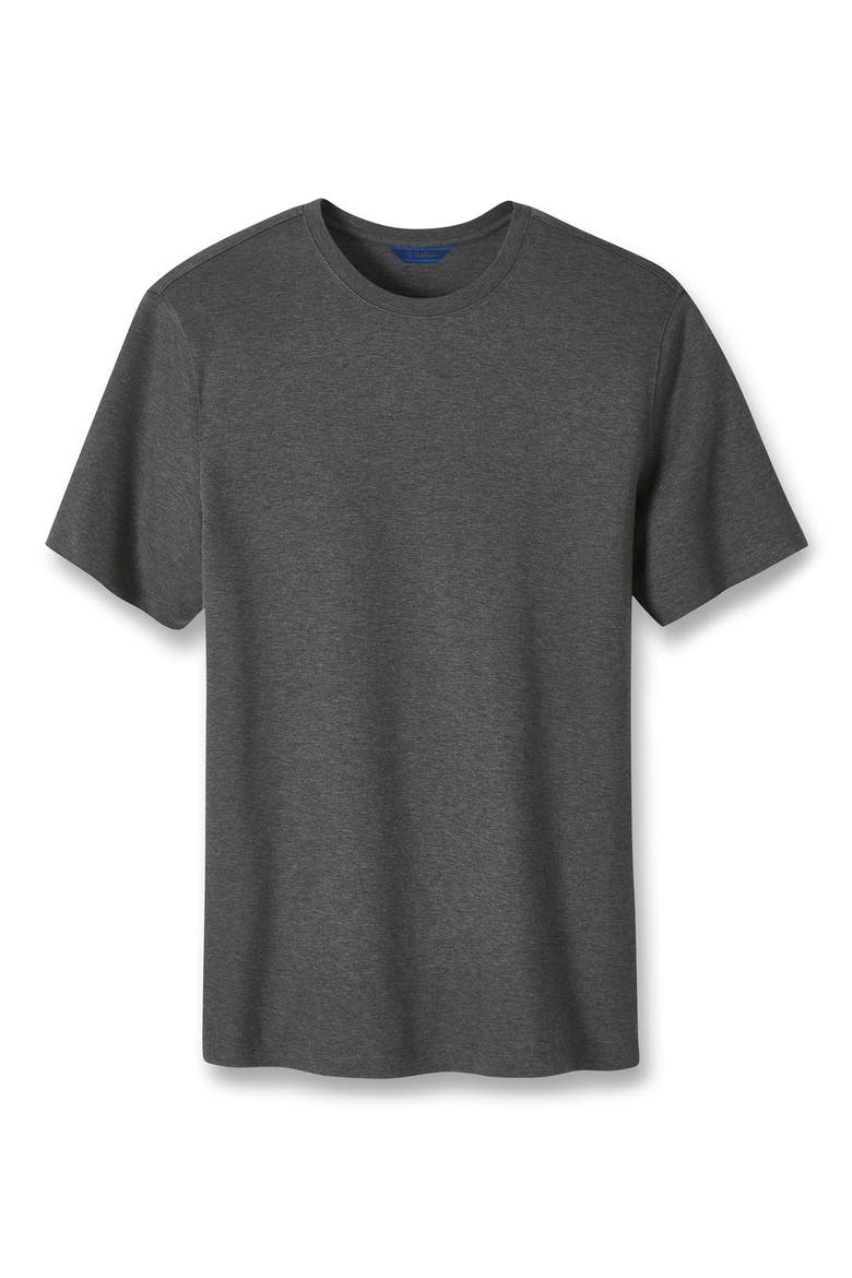 Cotton Interlock T-Shirt, Main, color, CHARCOAL