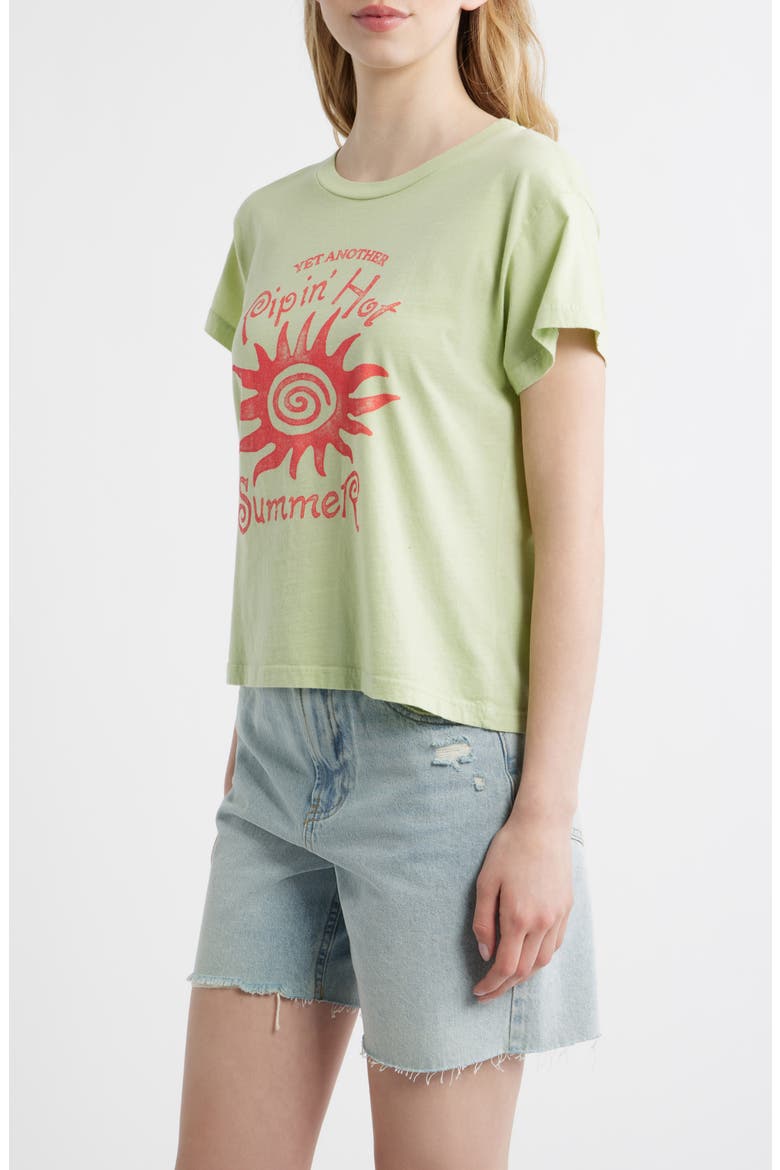 Pipin' Hot Summer Graphic T-Shirt, Alternate, color, SEAFOAM GREEN