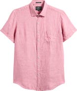 Rodd & Gunn Palm Beach Sports Fit Short Sleeve Linen Button-Up Shirt