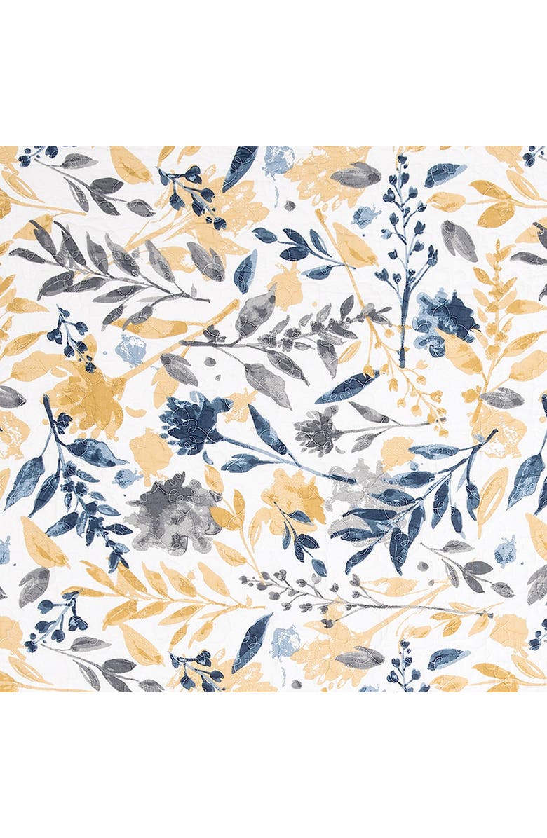 C&F Home Natural Home Cotton Quilted 48" x 60" Throw Blanket, Alternate, color, Yellow