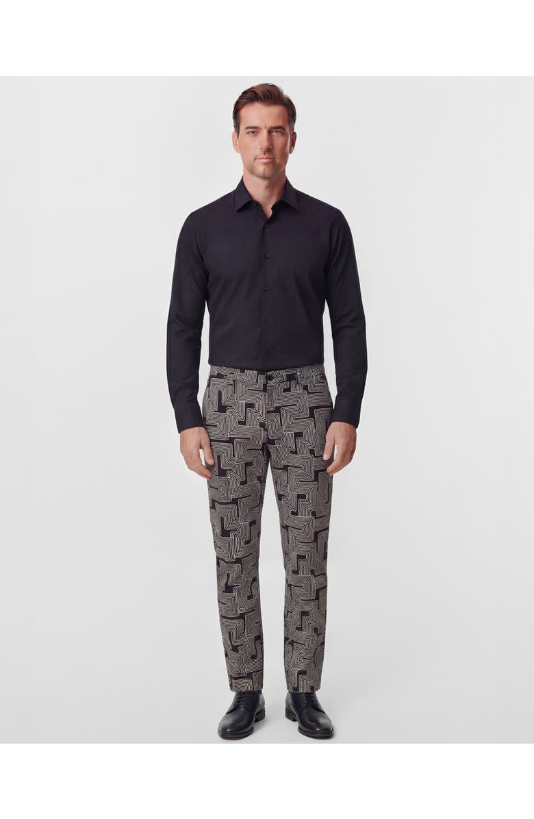 Lords of Harlech Inter Twine Mens Tailored Pant, Main, color, Inter Twine Black
