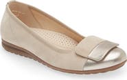 Gabor Metallic Ballet Flat