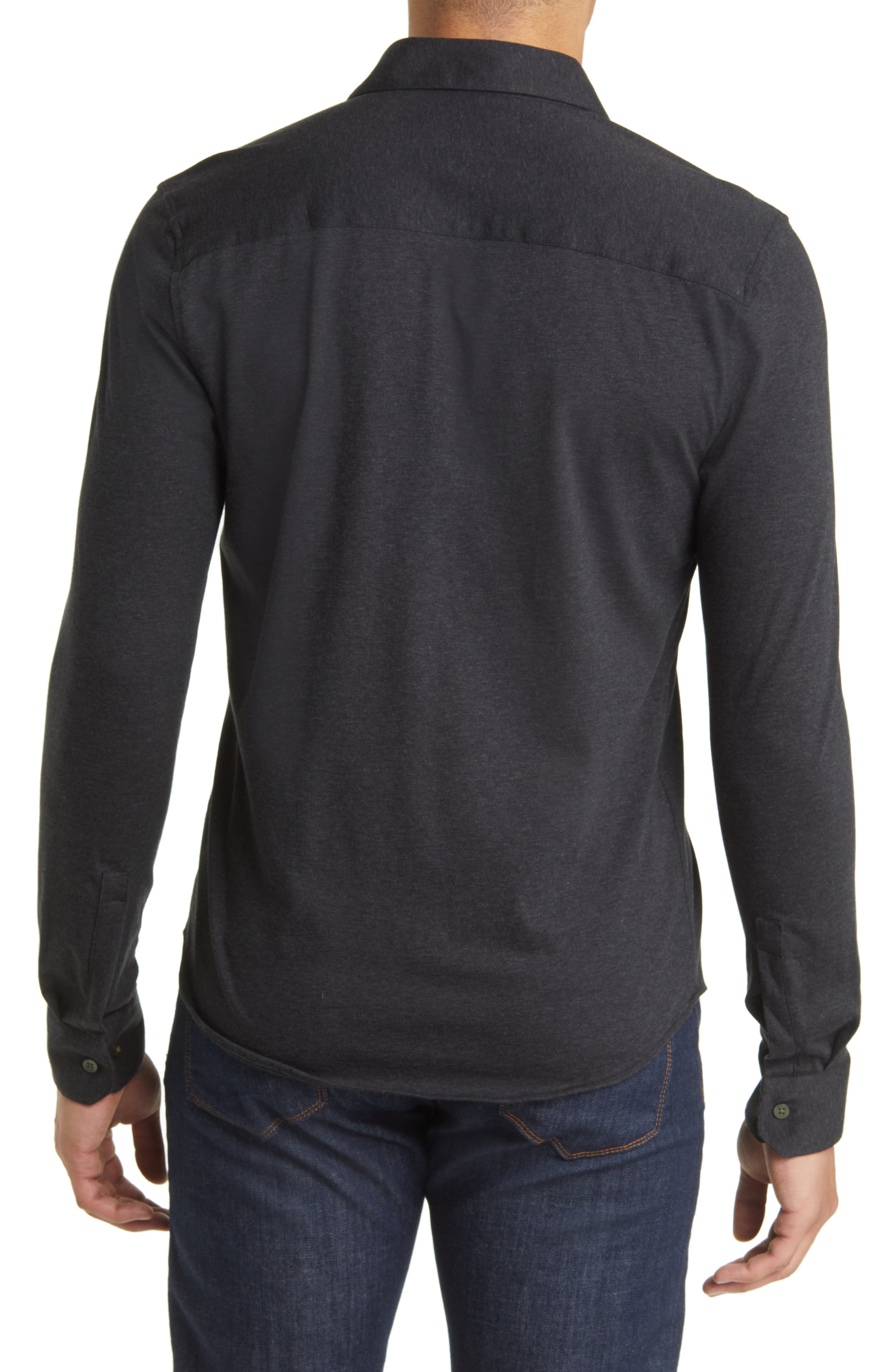 Robert Barakett Novak Cotton Knit Long Sleeve Shirt (Men) | Nordstromrack