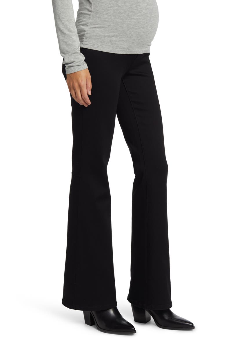 Women's Better Butter Slim Bootcut Maternity Pants, Alternate, color, BLACK