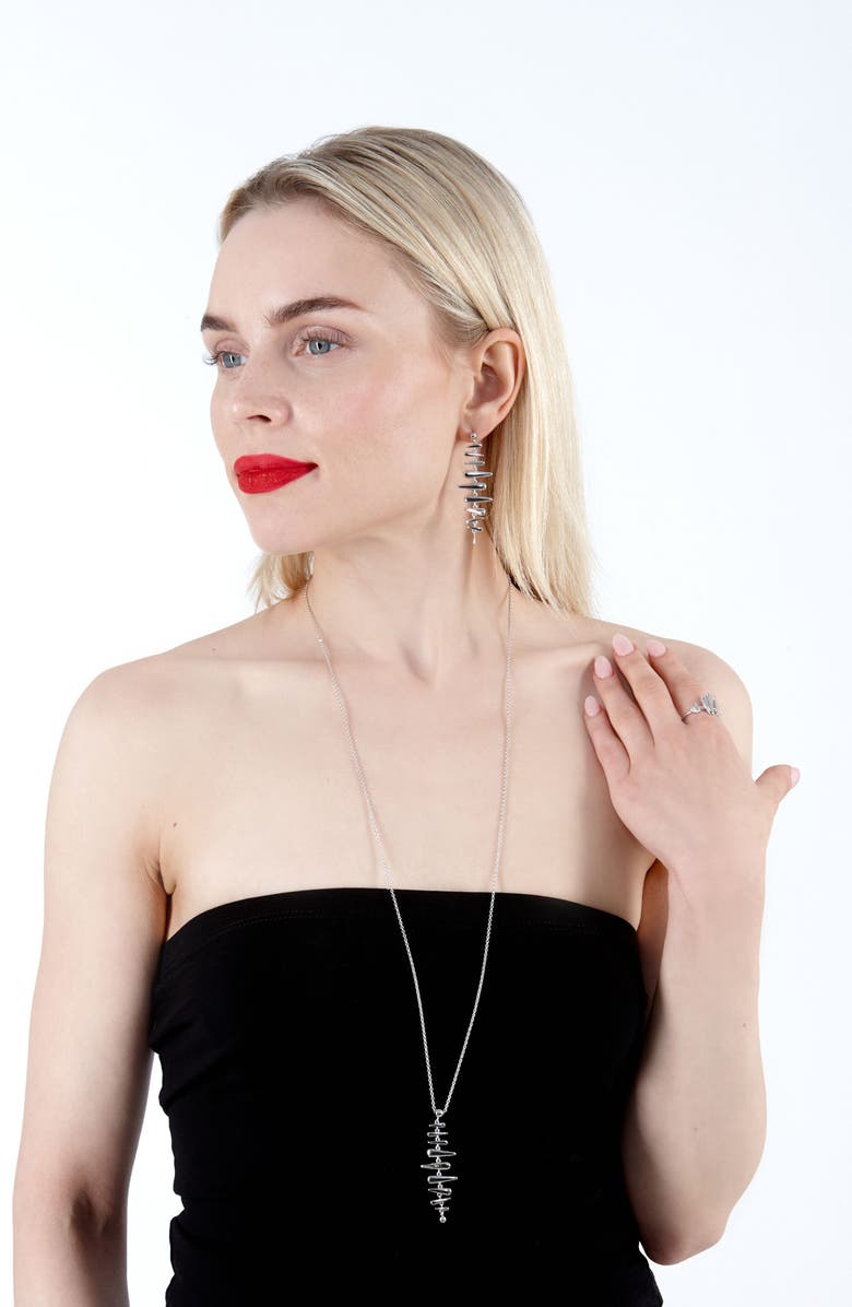 Lucy Quartermaine Shard Pendant 28/32", Alternate, color, Sterling Silver