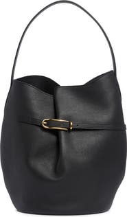 LIFFNER Large Belted Calfskin Bucket Bag