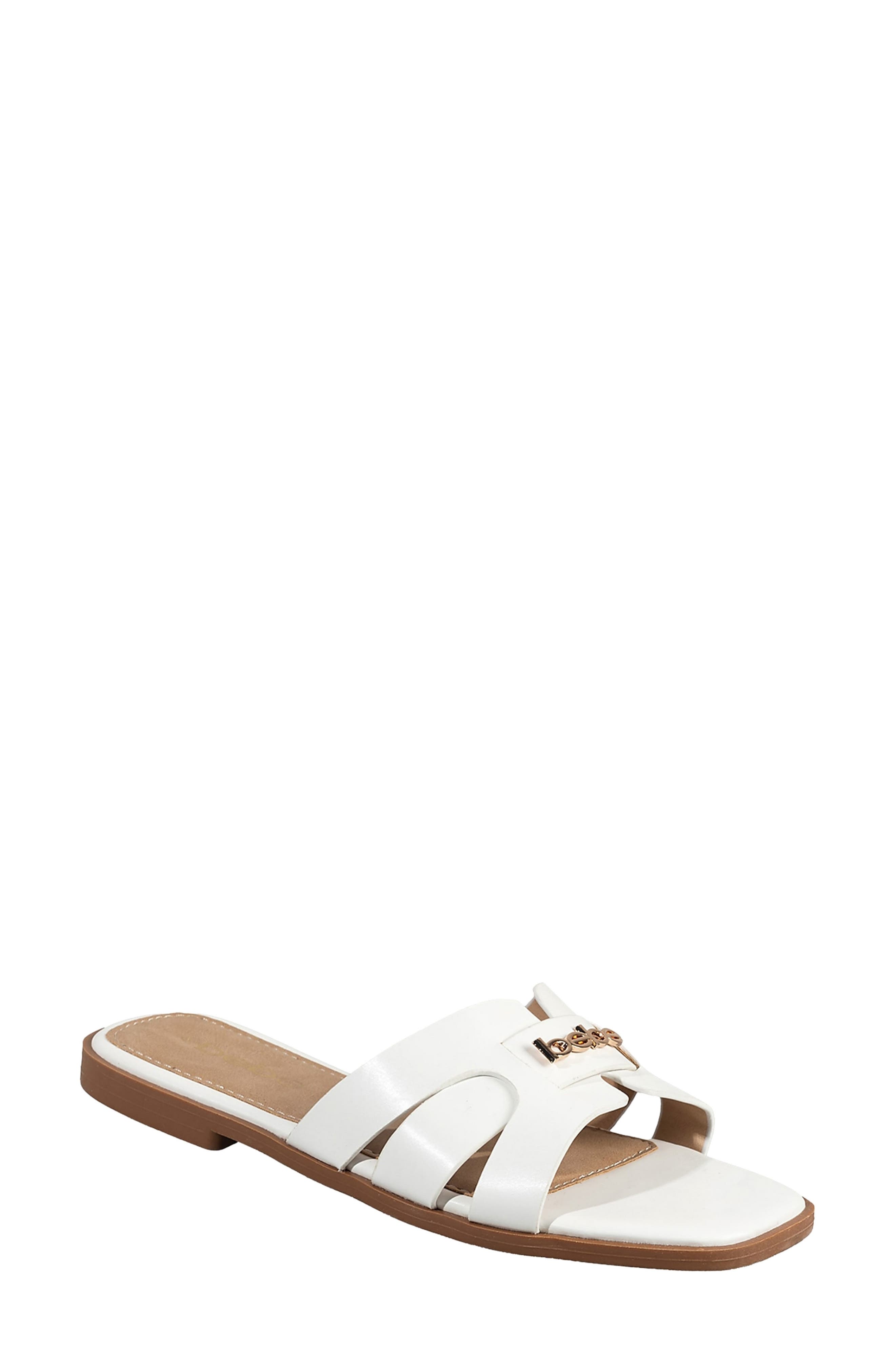bebe Slide Sandal, Main, color, 