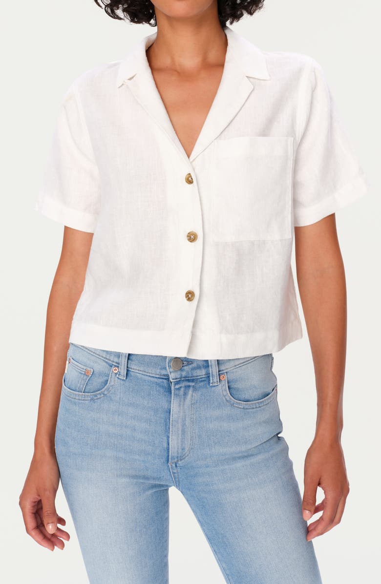 DL1961 Hampton Pocket Linen Shirt, Main, color, 