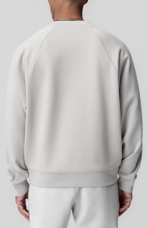 Asrv Dri-core Oversize Crewneck Sweatshirt In Gray