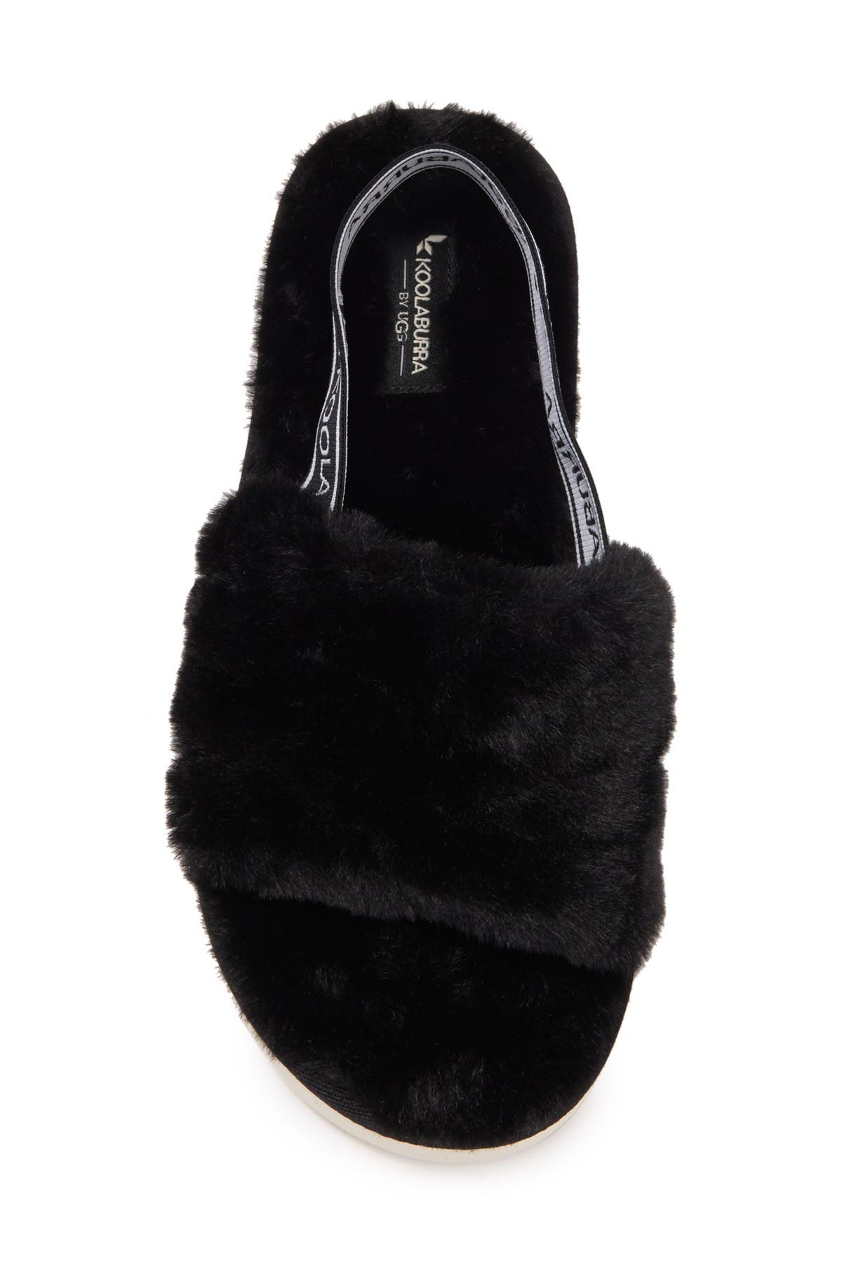 Koolaburra by UGG<sup>®</sup> Fuzz'n Faux Fur Slipper Sandal, Alternate, color, 