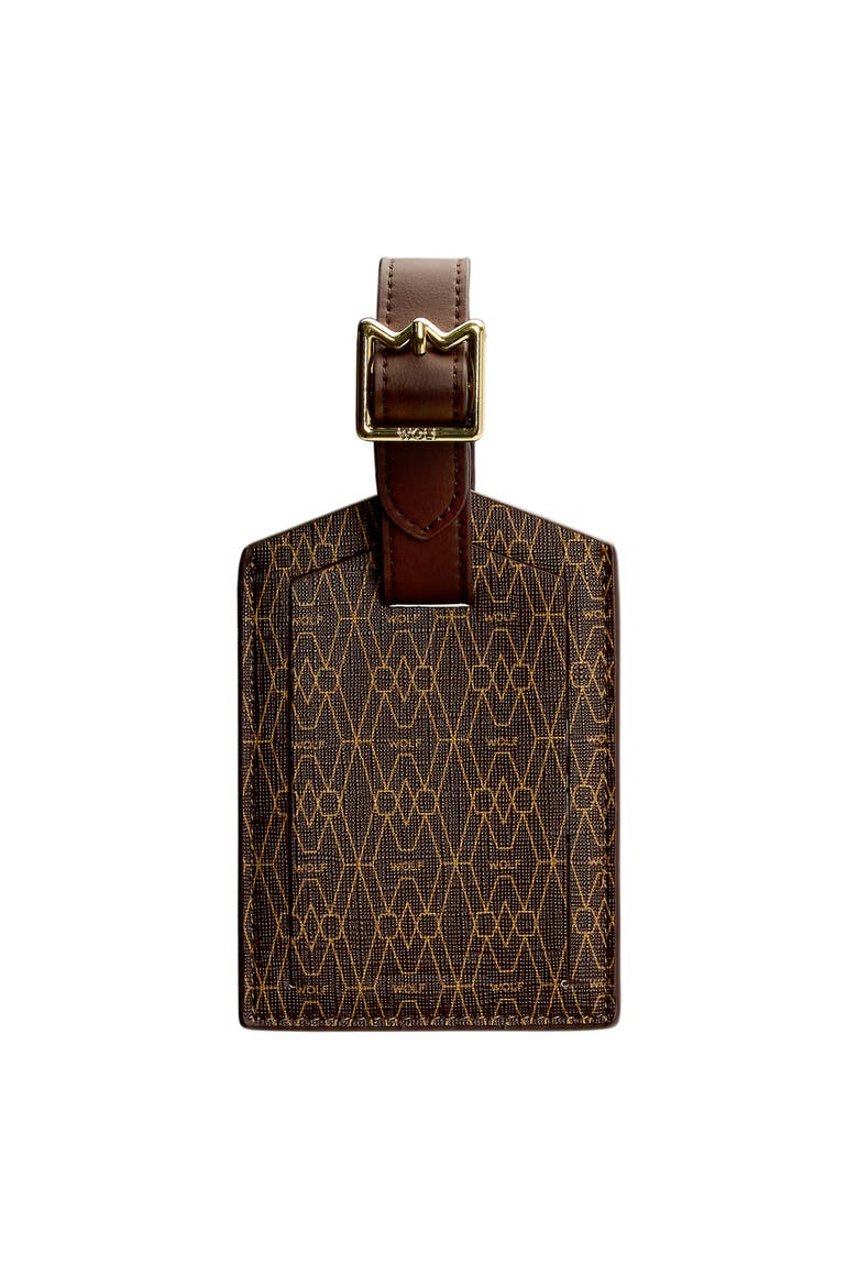 Signature Luggage Tag, Main, color, Brown