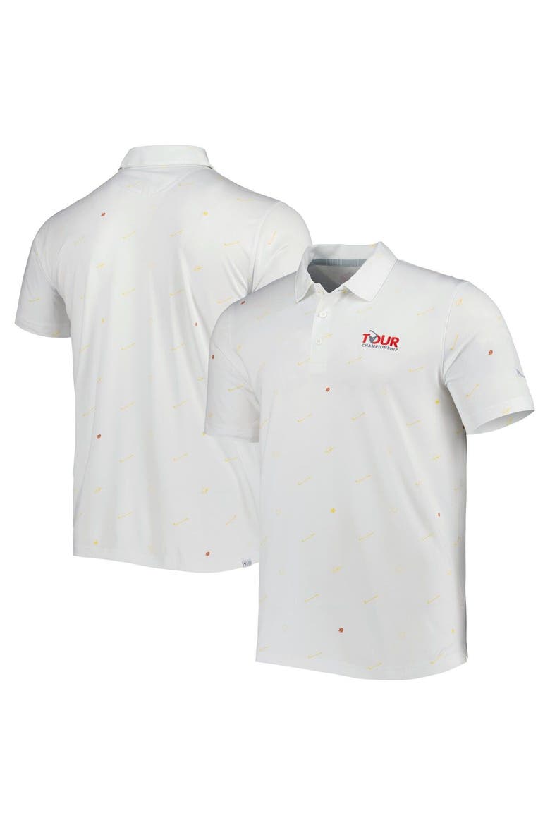 Men's Puma White TOUR Championship CLOUDSPUN Love Golf Polo, Main, color, White