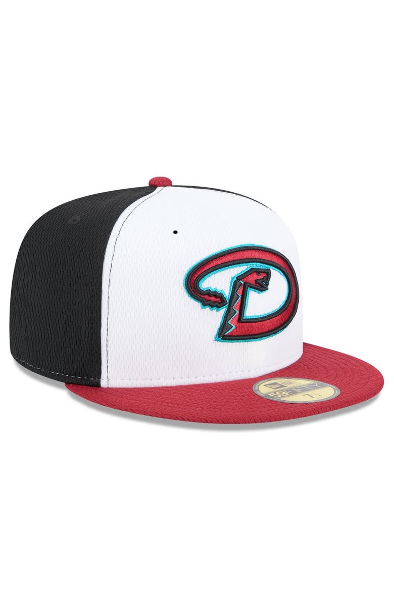 New Era Men's New Era Black/Red Arizona Diamondbacks 2025 MLB Clubhouse 59FIFTY Fitted Hat, Alternate, color, 