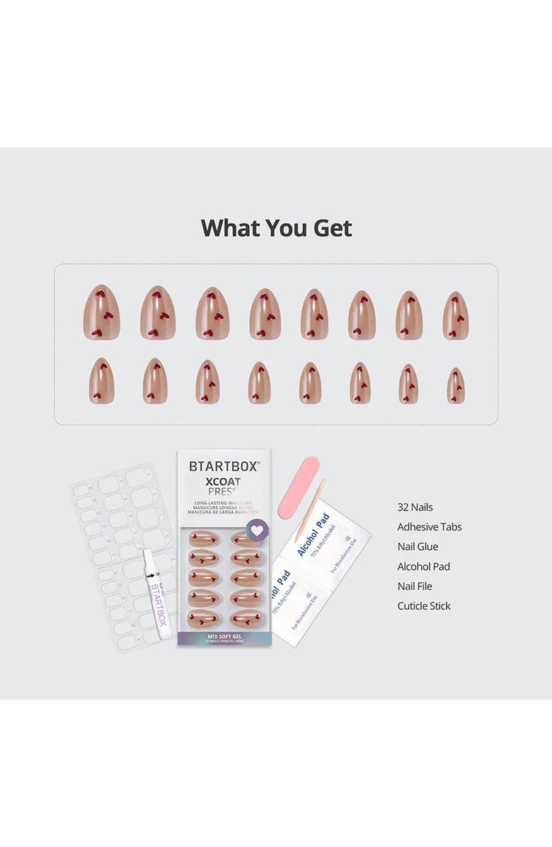 Btartboxnails Press-on Nails Almond Nail Set, Alternate, color,