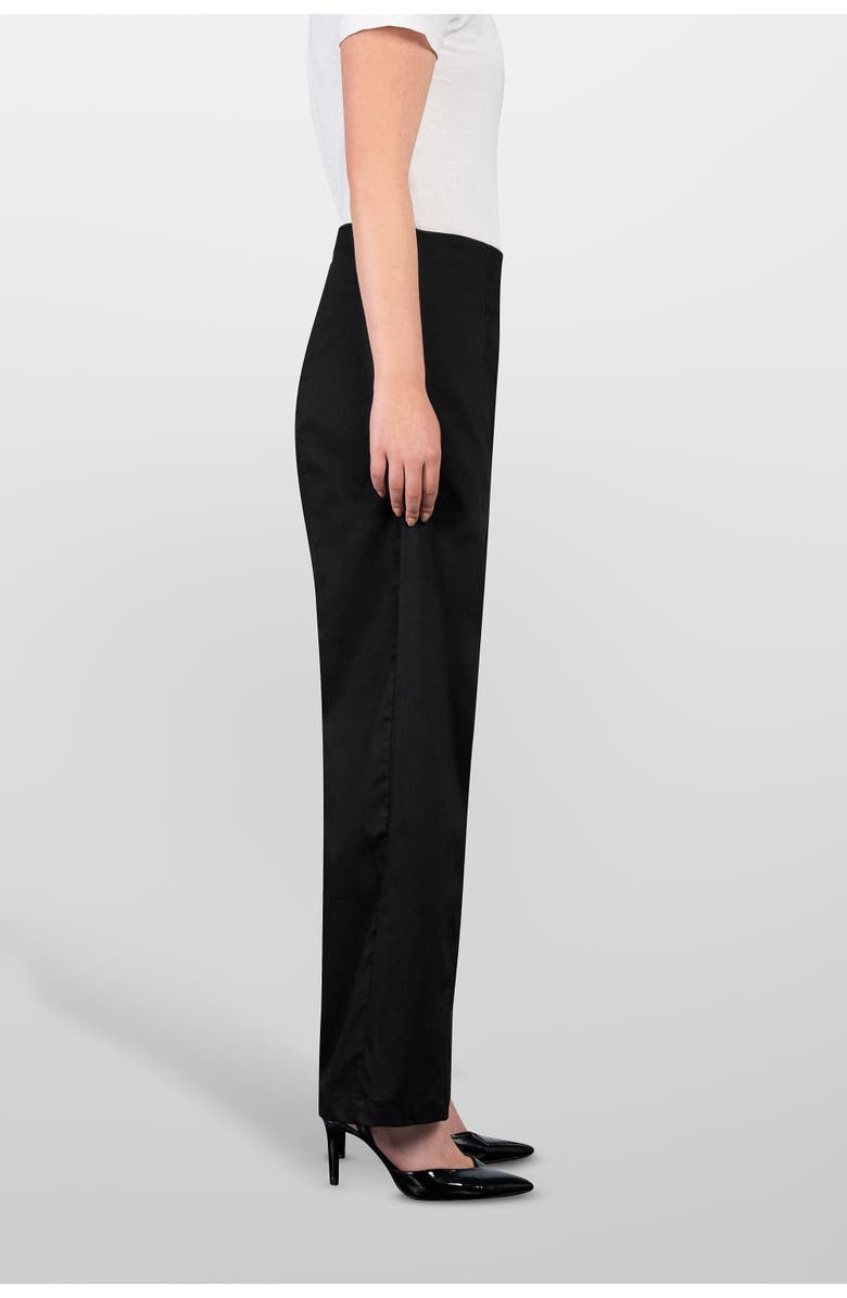 LAURA APARICIO Drill Palazzo Pants, Alternate, color, Black