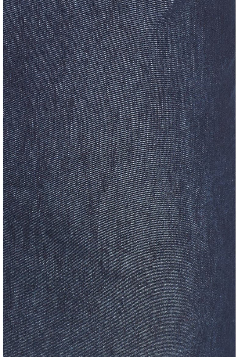 Stretch Cotton Blend Pencil Skirt, Alternate, color, DARK INDIGO