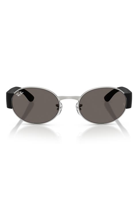 52mm Oval Sunglasses