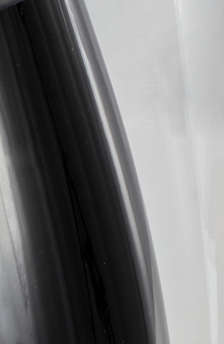 VIVIAN LUNE HOME Recycled Glass Vase, Alternate, color, Black